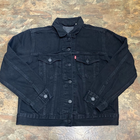 levi's denim jacket womens size small - Picture 1 of 5